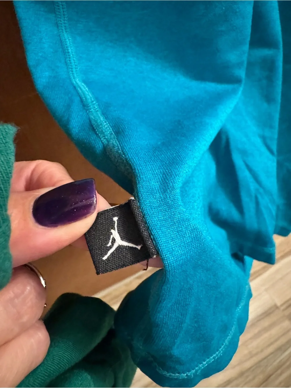 Jordan Teal Short Sleeve Jumpman Athletic Tee